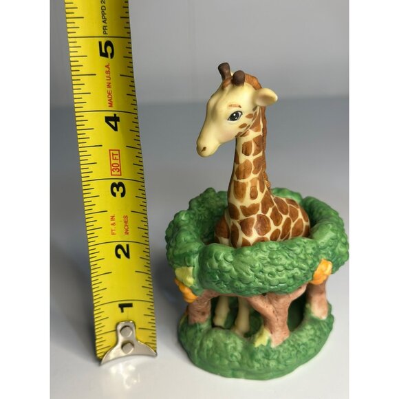 VTG 1988 Safari Surprises "GIRAFFE" 4.75" Franklin-Mint Porcelain Decor Figurine - Picture 7 of 7